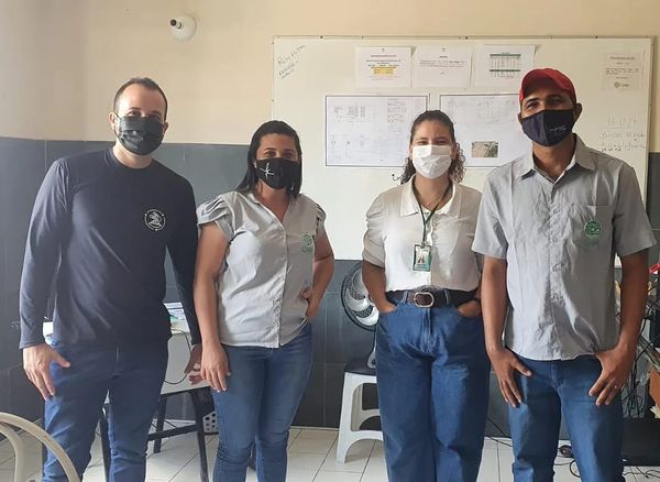 Técnicos do CONBASF visitam maior cooperativa de reciclagem de Aracaju