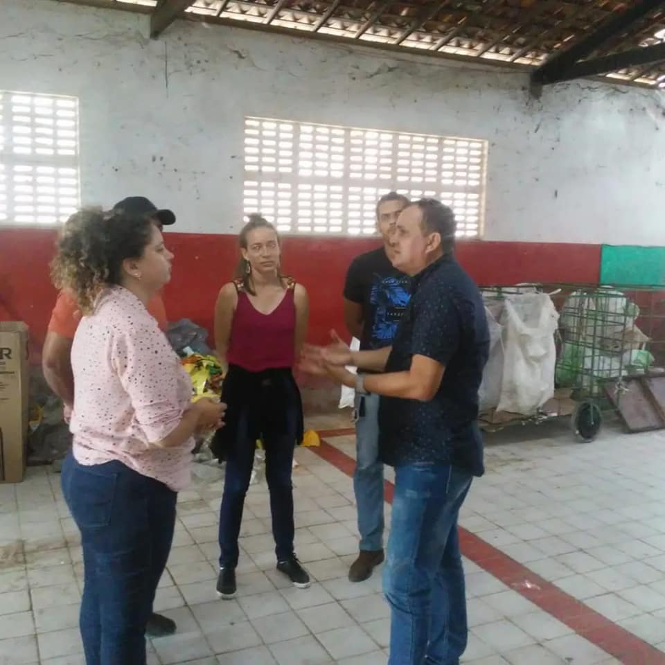CONBASF visita espaço que funcionará a Cooperativa de Recicláveis de Monte Alegre