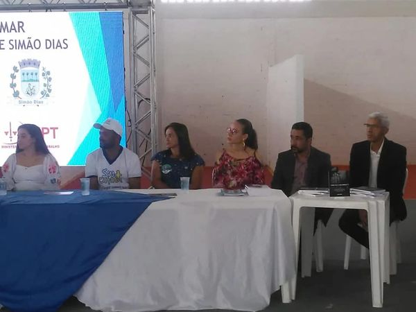 CONBASF participa de inauguração de galpão de Cooperativa de Catadores de Simão Dias
