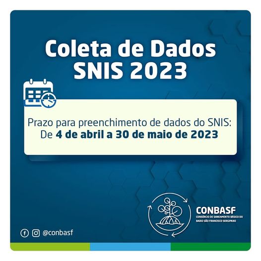 CONBASF alerta municípios sobre prazo para coleta de dados do SNIS