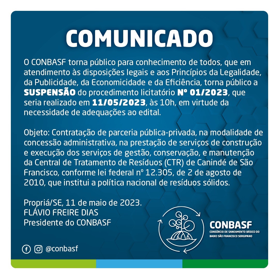 CONBASF SUSPENDE CP 01/2023