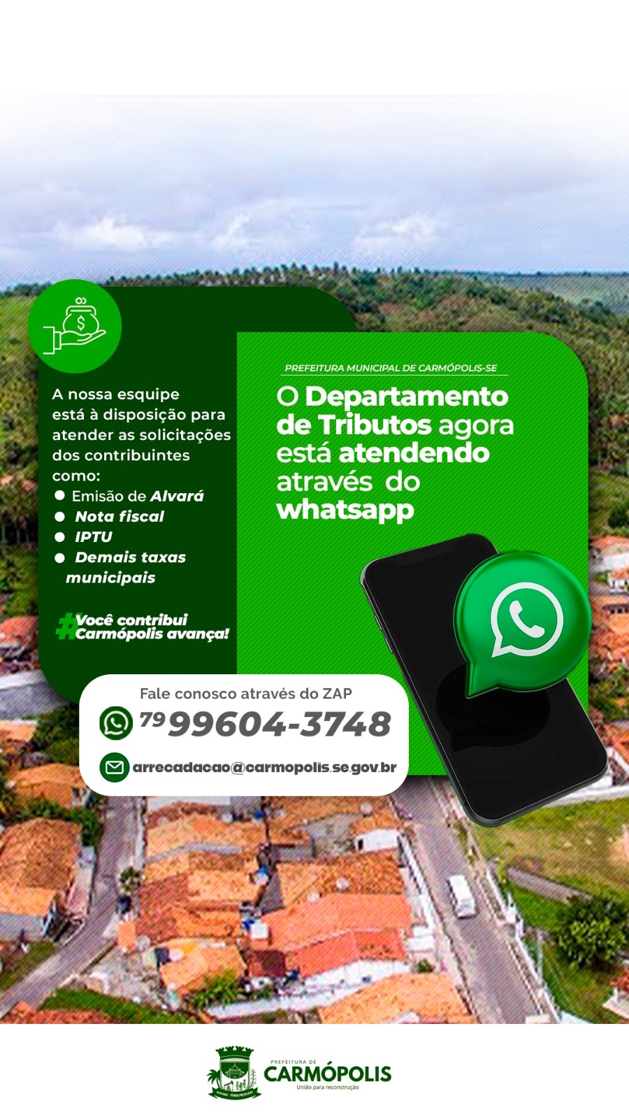 O DEPARTAMENTO DE TRIBUTOS ESTÁ AINDA MAIS ACESSÍVEL!