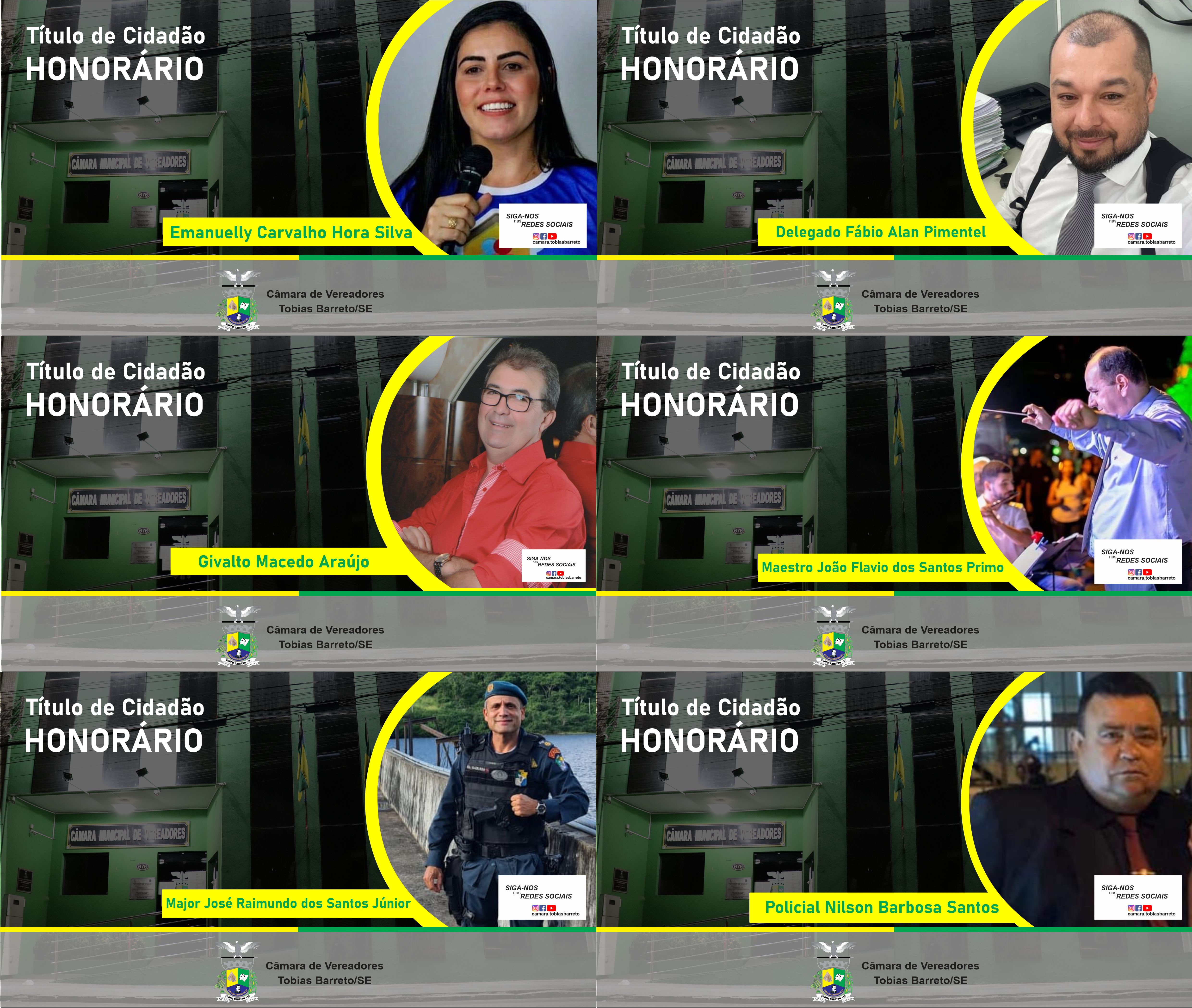 ENTREGA DE TÍTULO DE CIDADÃO HONORÁRIO