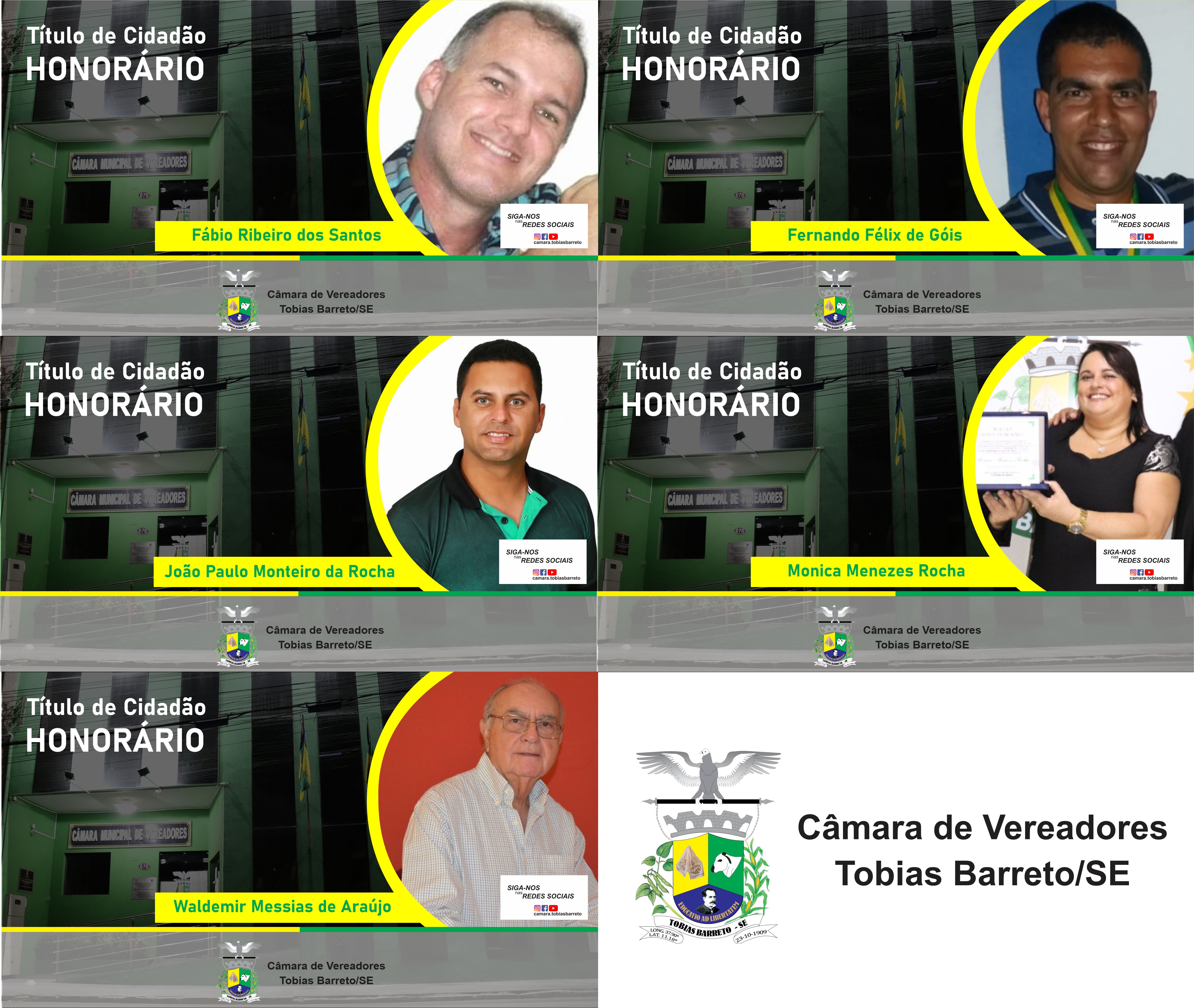 2º DIA DE ENTREGA DE TÍTULO DE CIDADÃO HONORÁRIO
