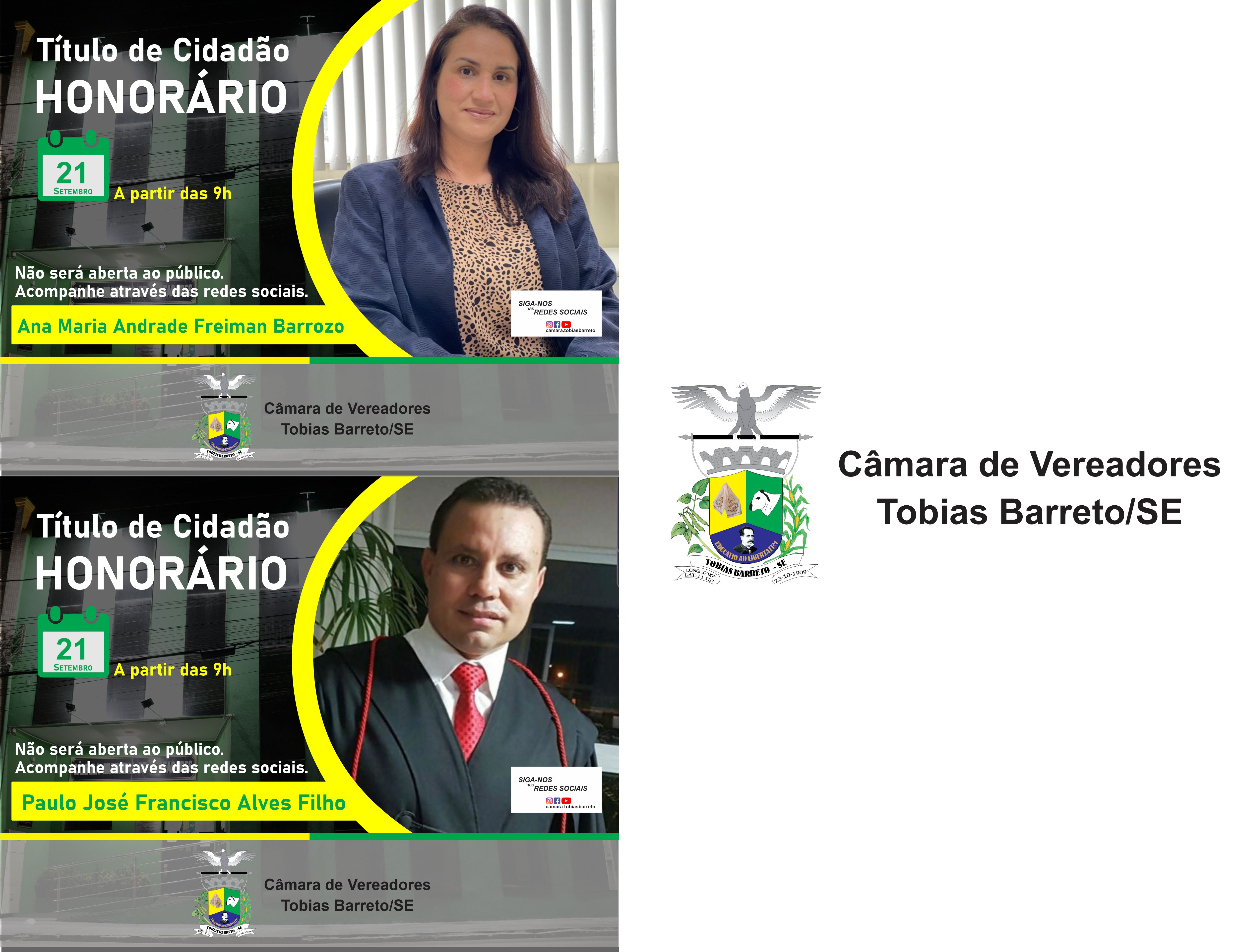 4º DIA DE ENTREGA DE TÍTULO DE CIDADÃO HONORÁRIO