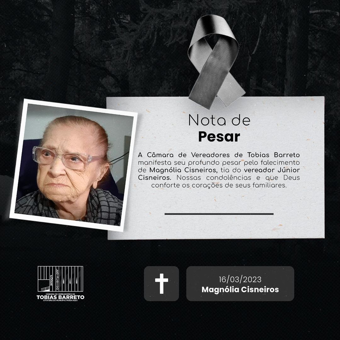 NOTA DE PESAR