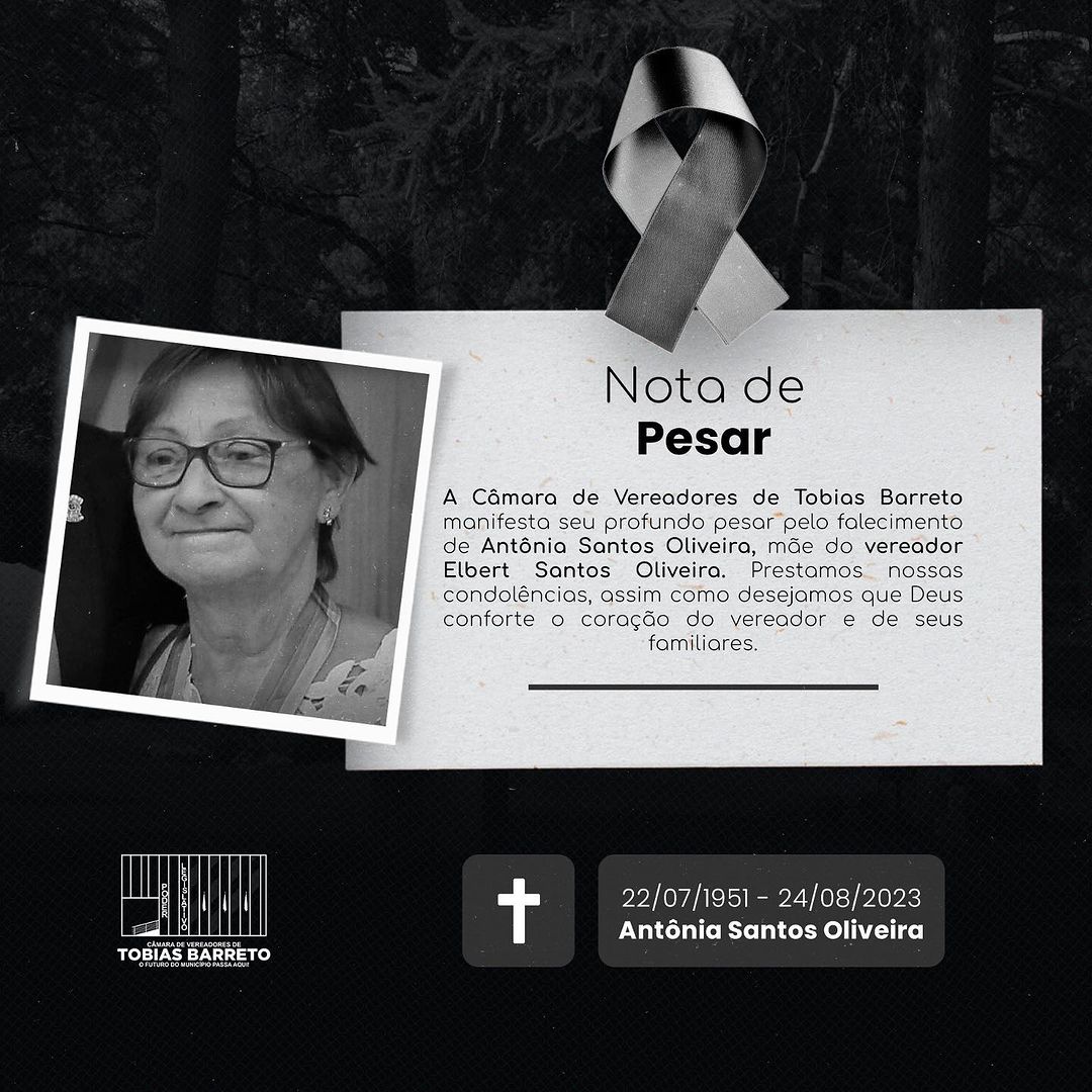 NOTA DE PESAR