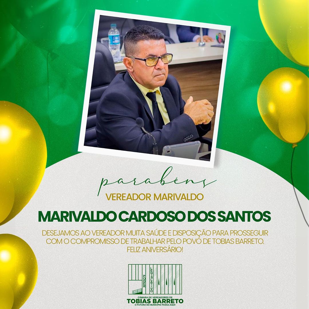 VEREADOR ANIVERSARIANTE