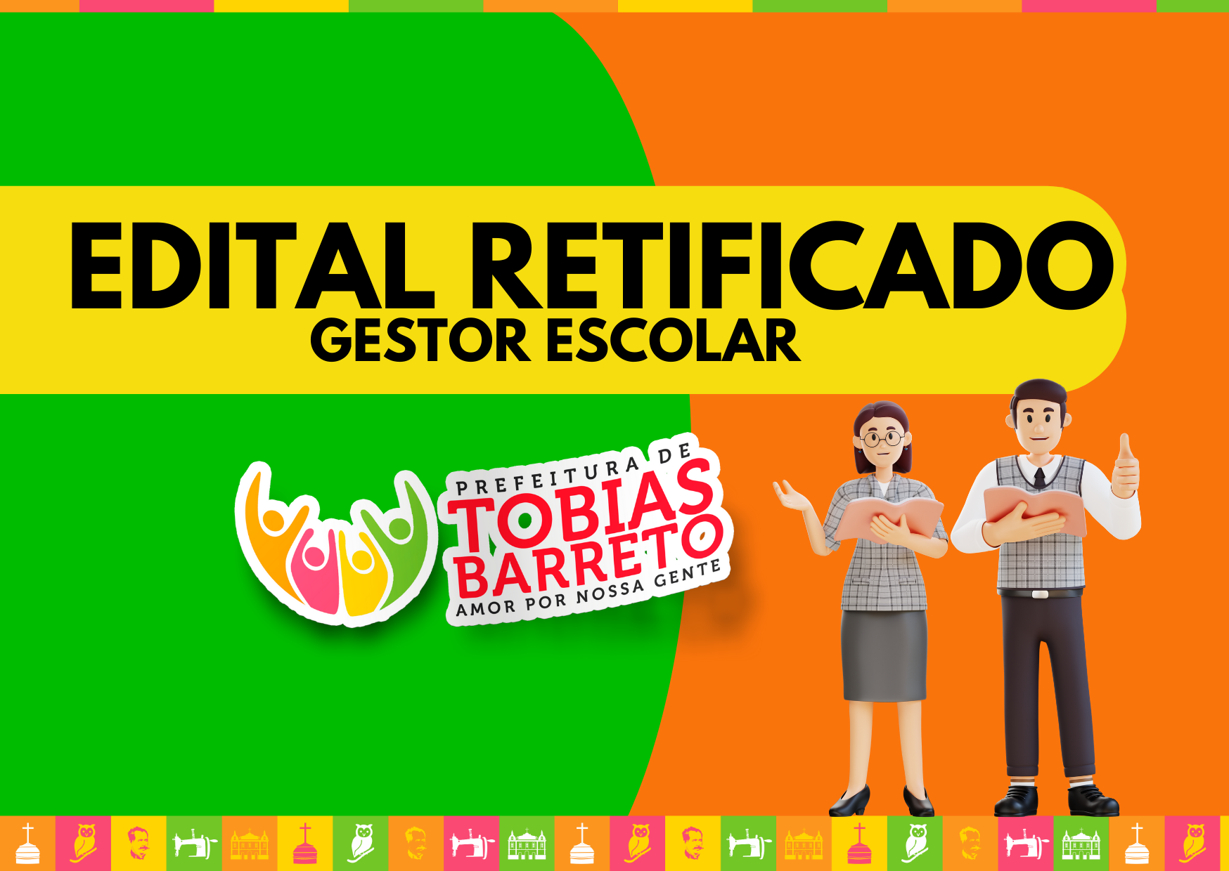 EDITAL RETIFICADO - GESTOR(A) ESCOLAR DA REDE PÚBLICA MUNICIPAL DE ENSINO