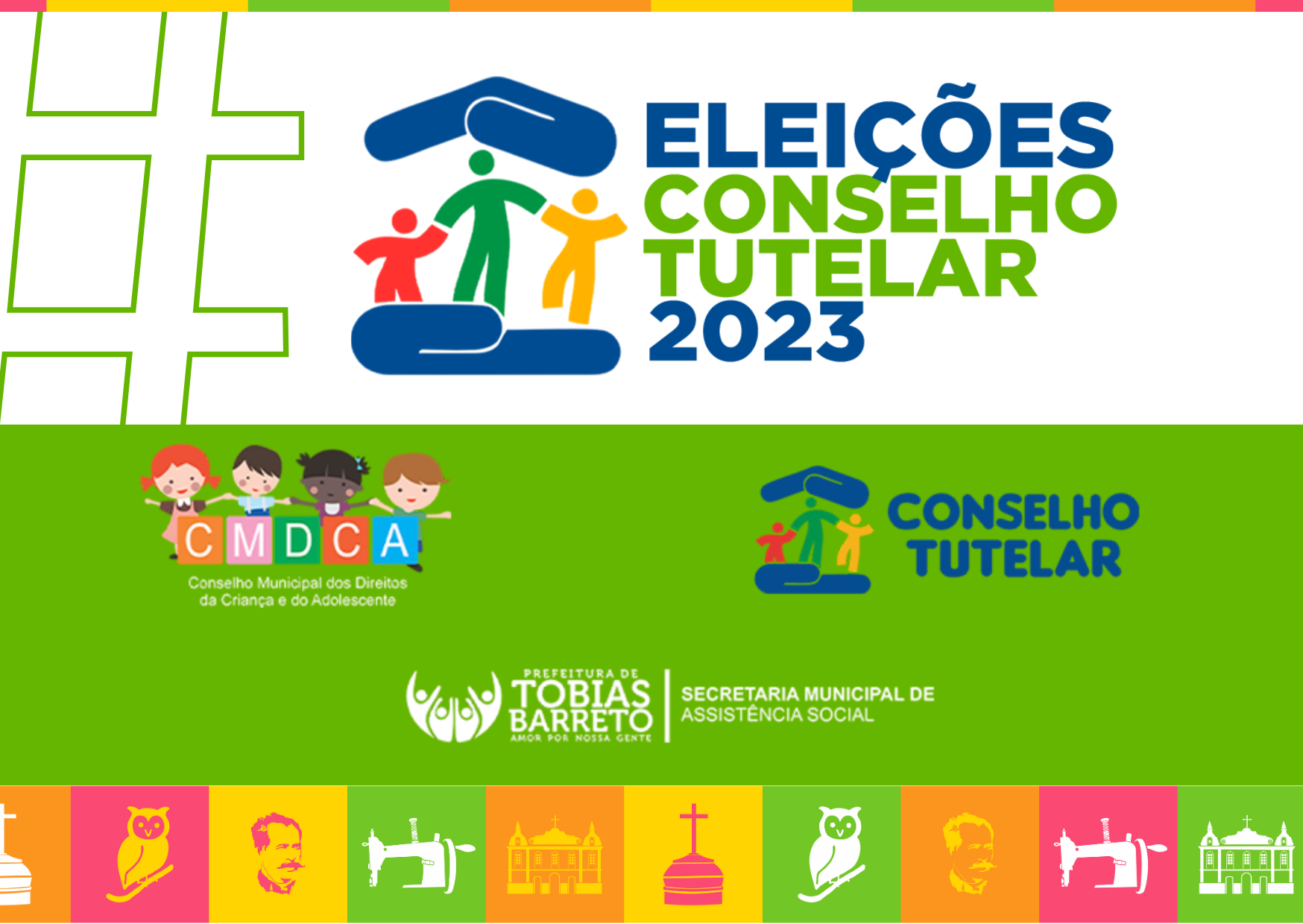 ELEIÇÕES DO CONSELHO TUTELAR 2023 - LOCAIS DE VOTAÇÃO E ROTEIRO DOS ÔNIBUS