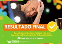 RESULTADO FINAL - LEI PAULO GUSTAVO
