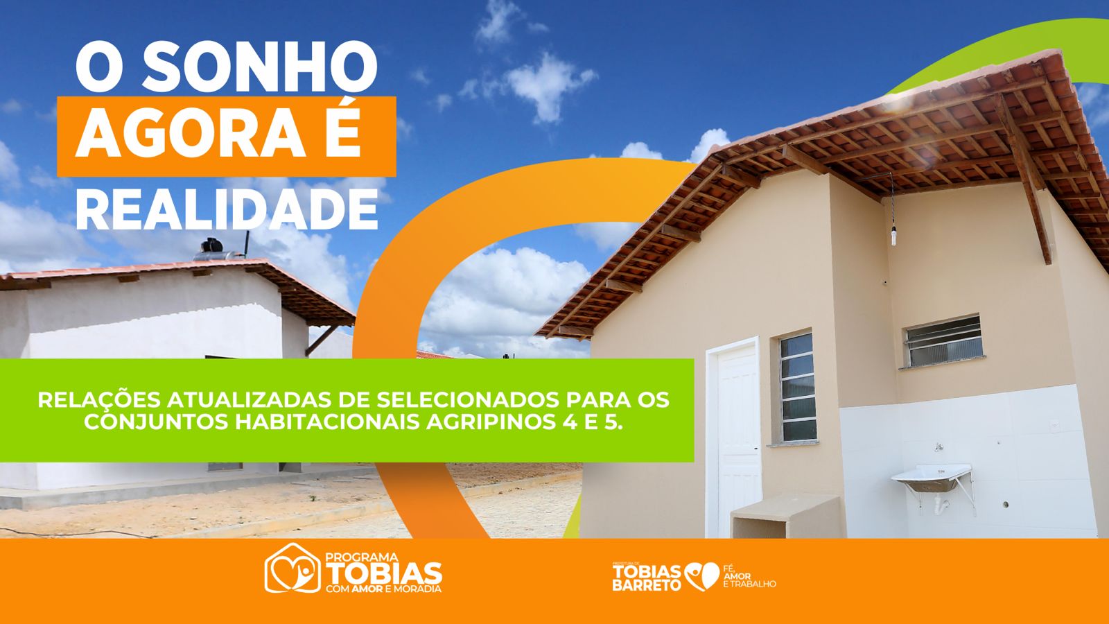 Atualização das listas de selecionados - Conjuntos Habitacionais Agripinos 4 e 5