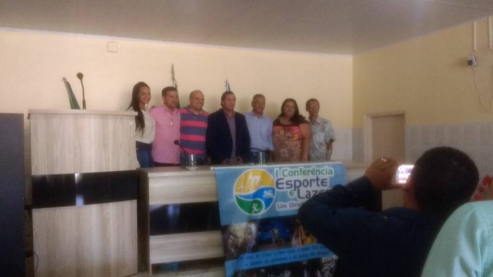 1º Conferência de Esporte e a lazer de Japoatã, com o tema Esporte e Lazer um direito de todos.