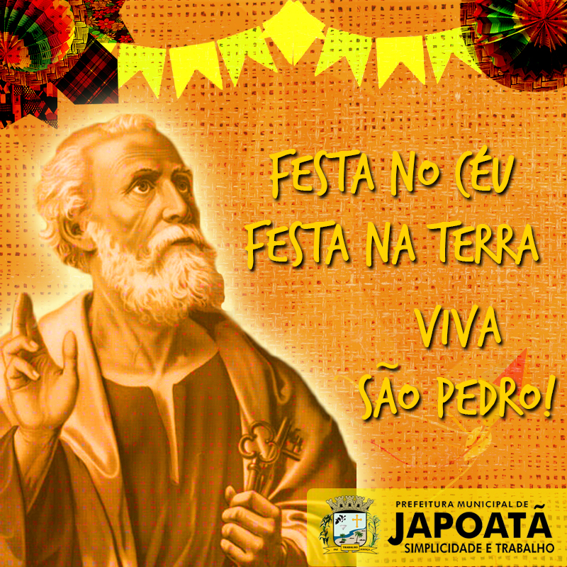 FELIZ SÃO PEDRO