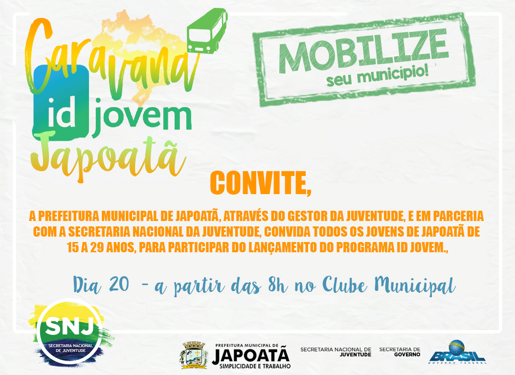 CONVITE PROGRAMA ID JOVEM