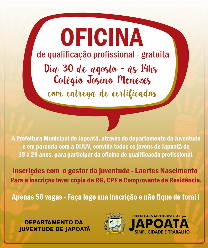 OFICINA DE QUALIFICAÇÃO PROFISSIONAL
