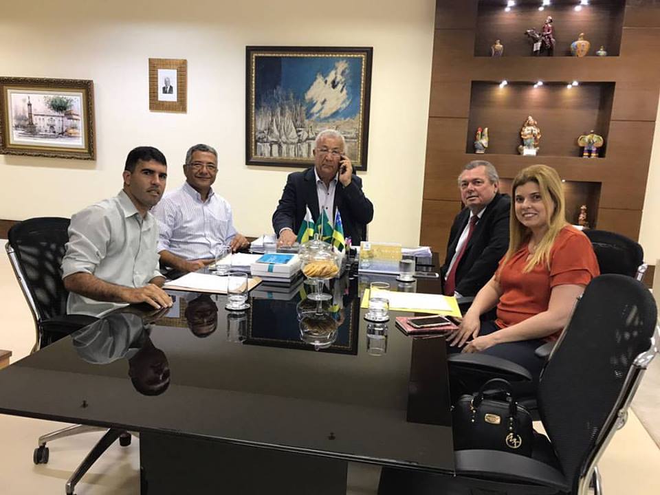 Reunião do Prefeito Magno com o governador Jackson Barreto.