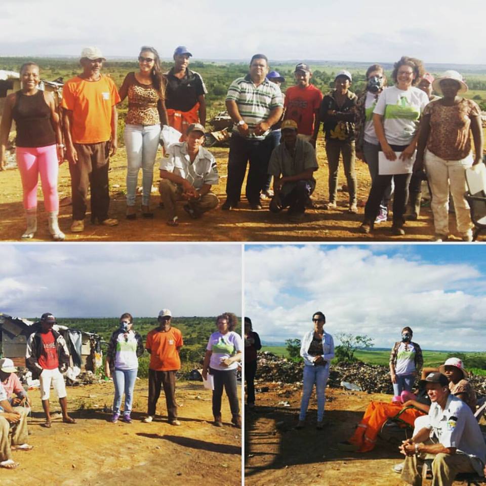 Prefeitura em parceria com a SEMARH, realiza reunião com os catadores do lixo de Japoatã.
