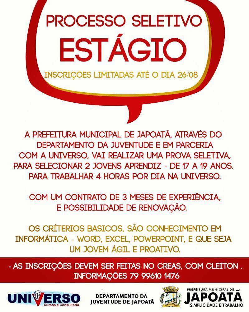 PROCESSO SELETIVO