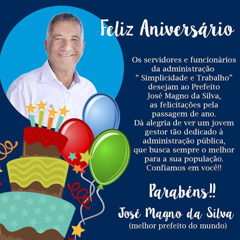 Feliz Aniversário Prefeito Magno