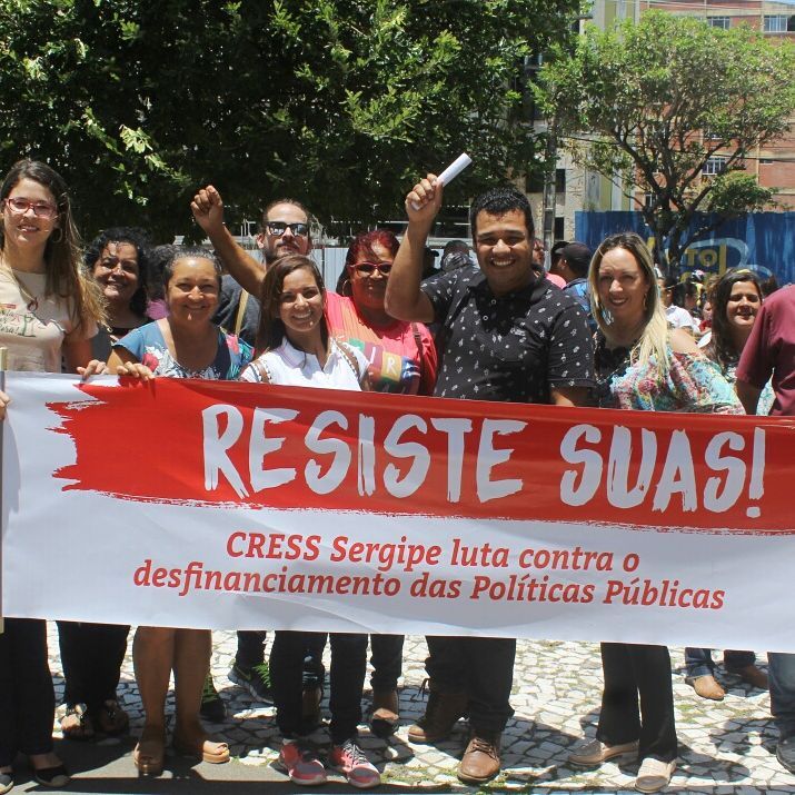 Representantes da Secretaria de Assistência Social de Japoatã participam de mobilização em defesa do Sistema Único da Assistência Social (SUAS).
