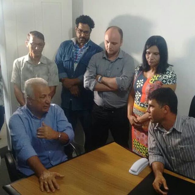 Japoatã recebe visita do governador do estado Jackson Barreto.