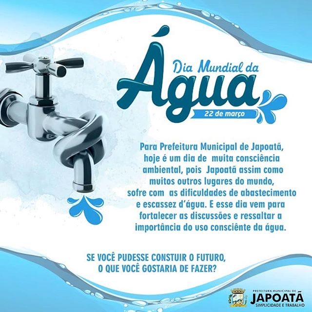 DIA MUNDIAL DA ÁGUA
