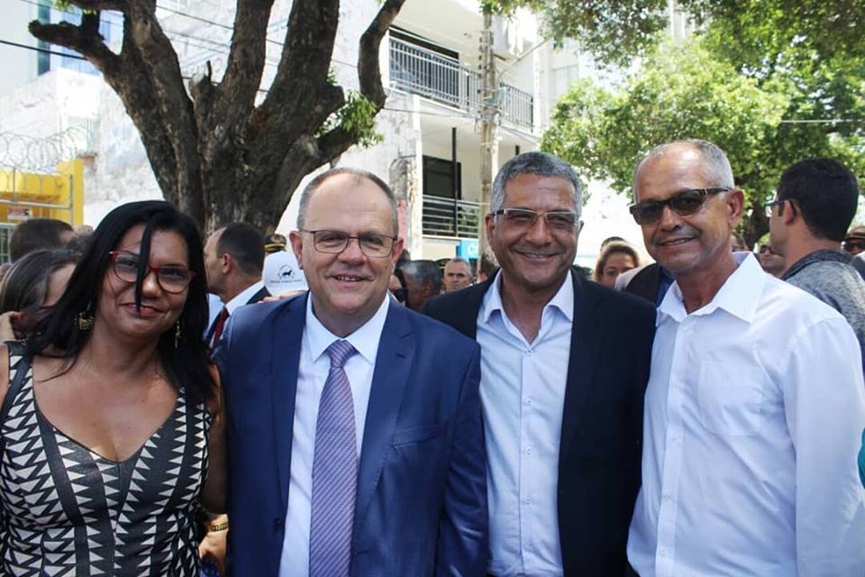 O Prefeito José Magno, prestigia a solenidade de posse do novo governador do Estado de Sergipe, Belivaldo Chagas.