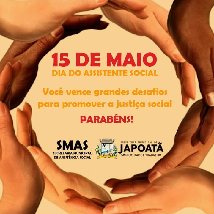 15 de maio - Dia do Assistente Social!