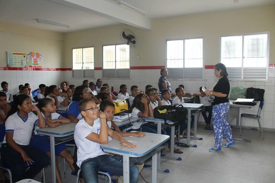 CREAS abre com palestras nas Escola Municipais a campanha do 18 de maio, em Japoatã.