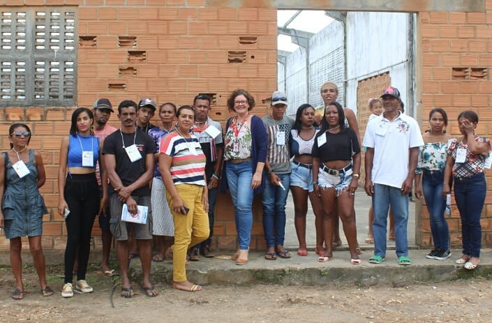 Secretária Municipal de Meio Ambiente Maria Isabel juntamente aos catadores de resíduos sólidos no município de Japoatã, participaram do I Seminário de Meio Ambiente.