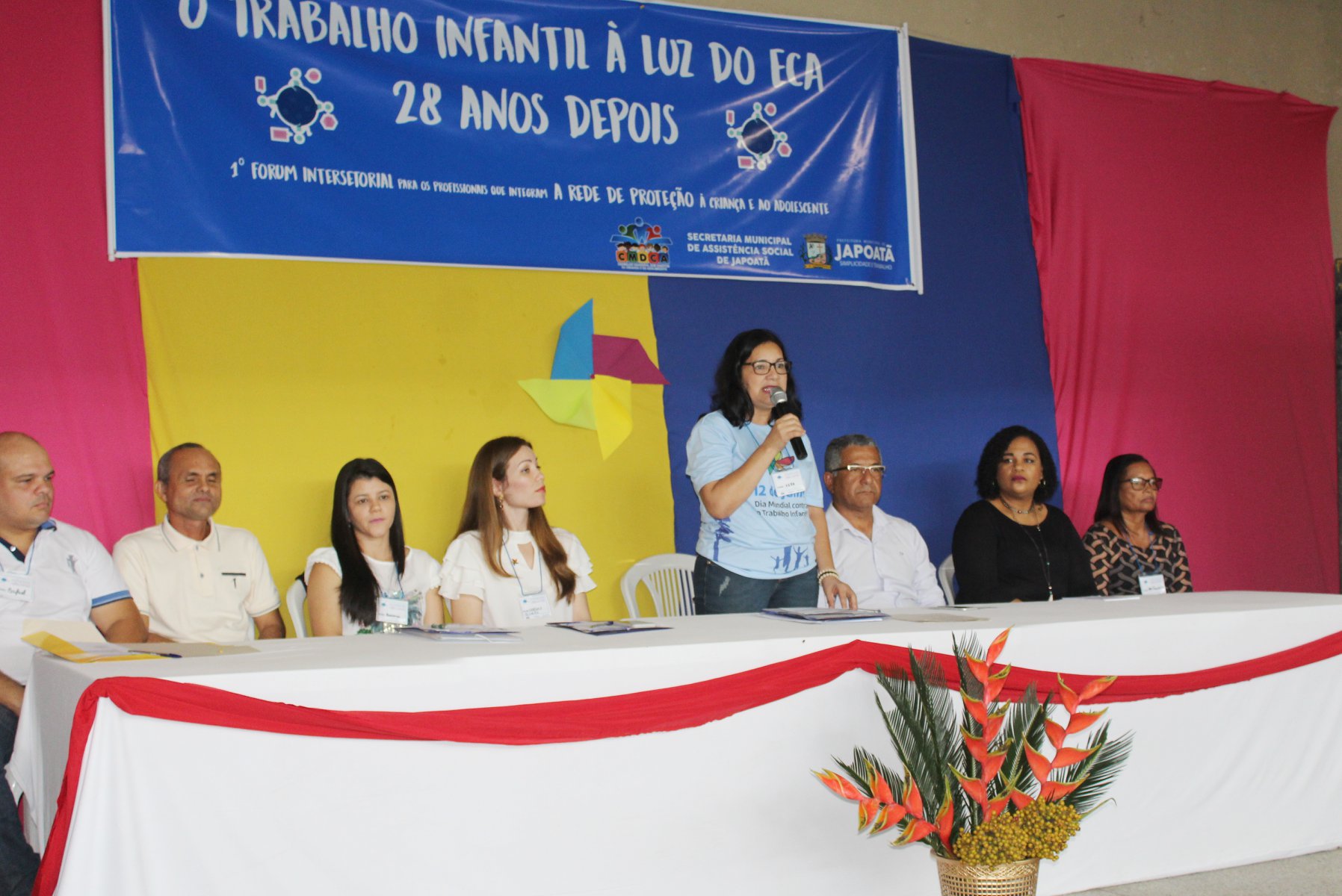 Secretaria de Assistência Social promove Fórum para os Profissionais que Integram a Rede de Proteção à Criança e ao Adolescente.