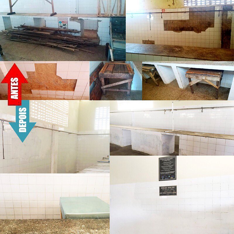 A Prefeitura Municipal de Japoatã,  realizou reparos no mercado municipal.