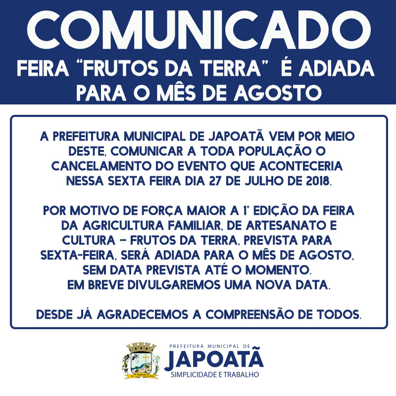 COMUNICADO