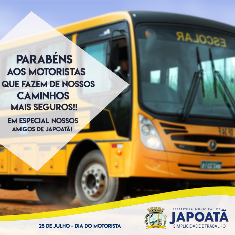 Parabéns aos nossos motoristas!!
