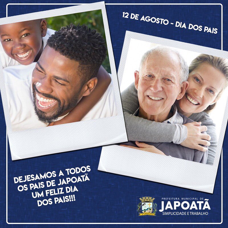 Feliz dia dos pais.