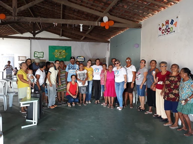 Roda de conversa com o grupo de idosos do CRAS, em alusão ao dia mundial de Saúde Mental.