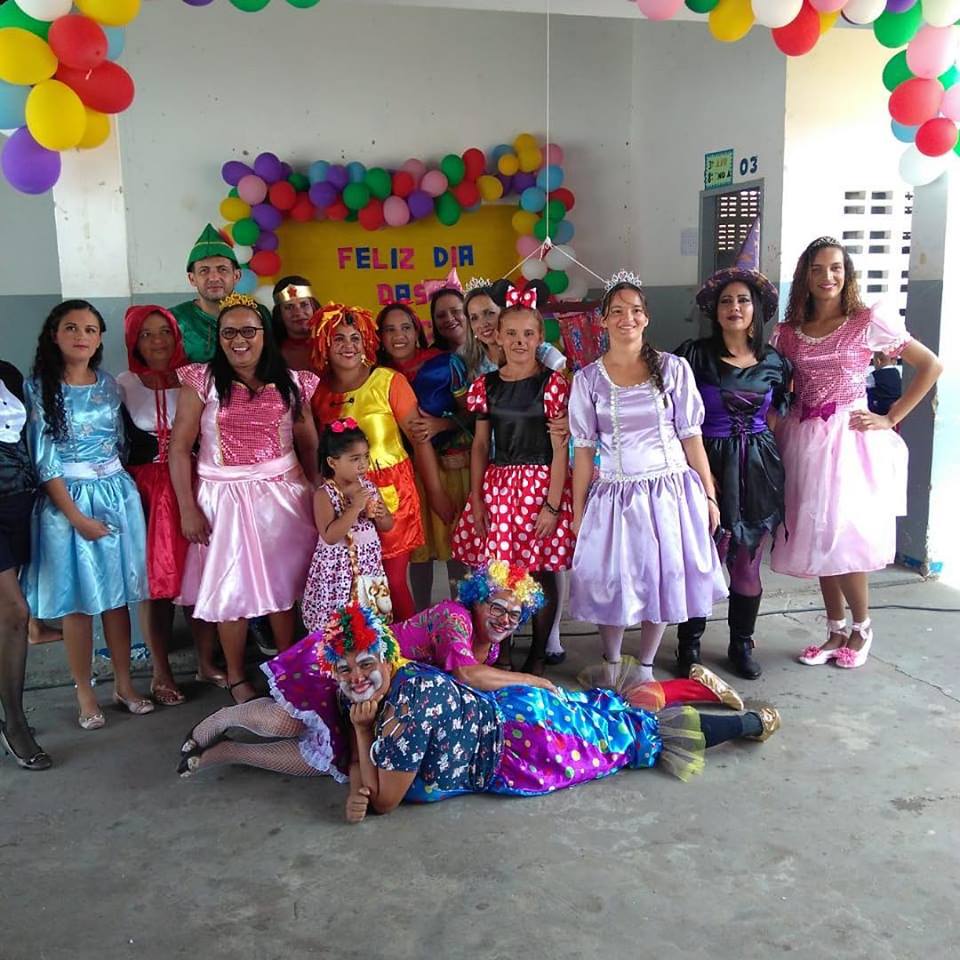 Semed com apoio dos profissionais da educação realiza festa de dia das crianças em escolas municipais.