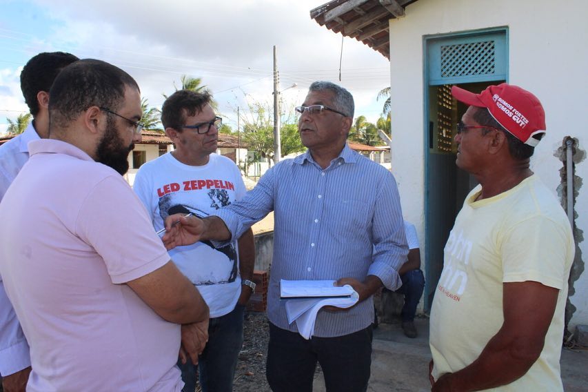 Visita técnica do Prefeito Magno  e equipe as obras nos povoados