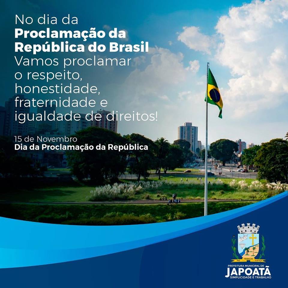dia da proclamação da república