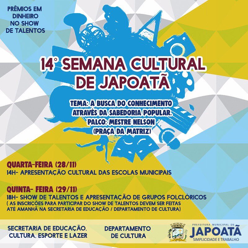 14º Semana Cultural dê Japoatã