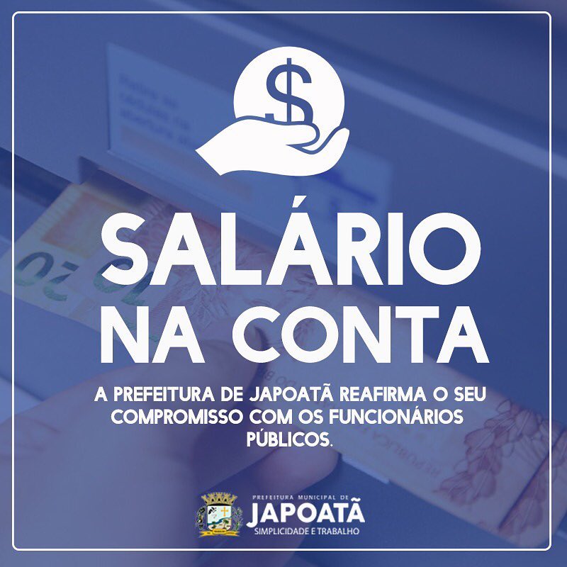 SALARIO NA CONTA