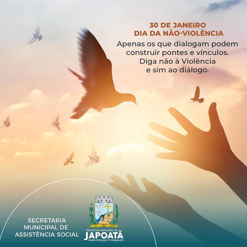 Dia da não violência!