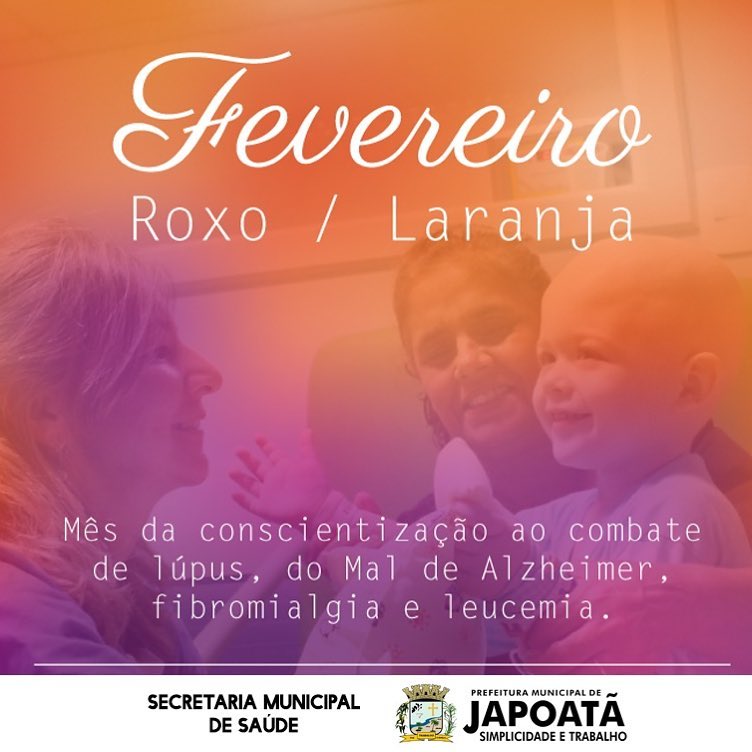 Mês da conscientização ao combate de lúpus, Alzheimer, fibromialgia e leucemia. ??