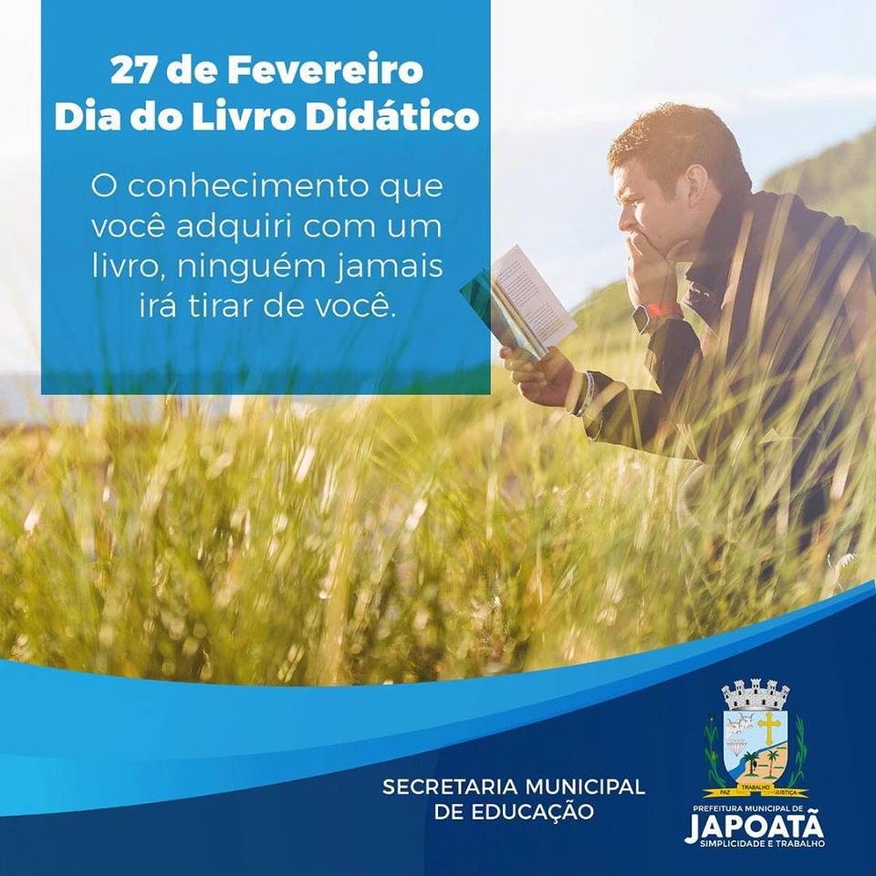 Dia do livro didático! Conhecimento depois de adquirido, nunca vão conseguir tirar isso de você. ?