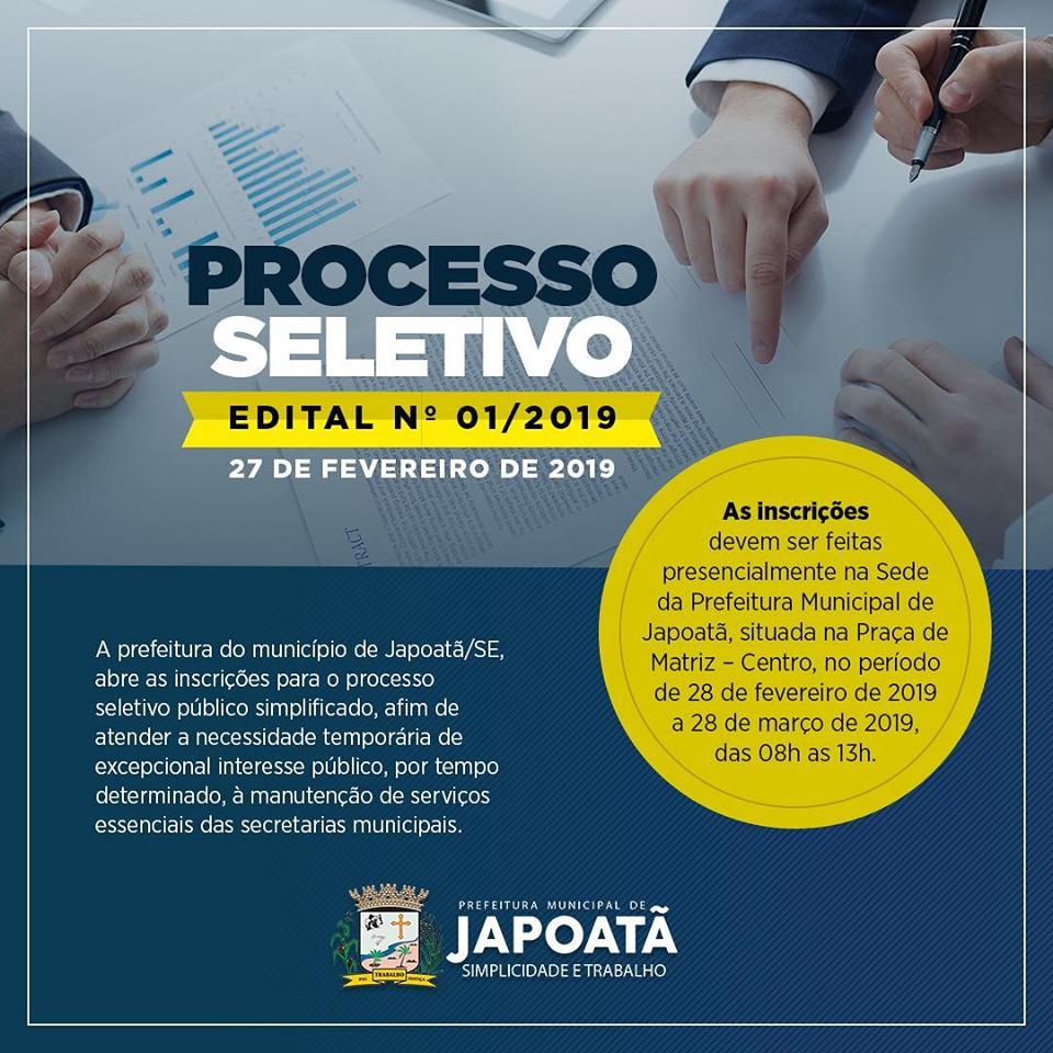Processo Seletivo. ☝🏽