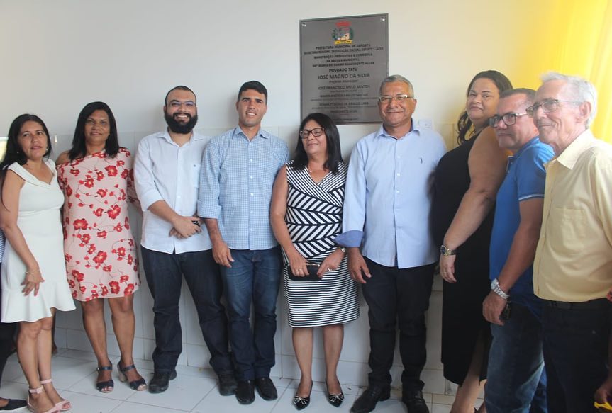 PMJ realiza entrega da Escola Municipal Maria do Carmo Alves, no povoado Tatu.