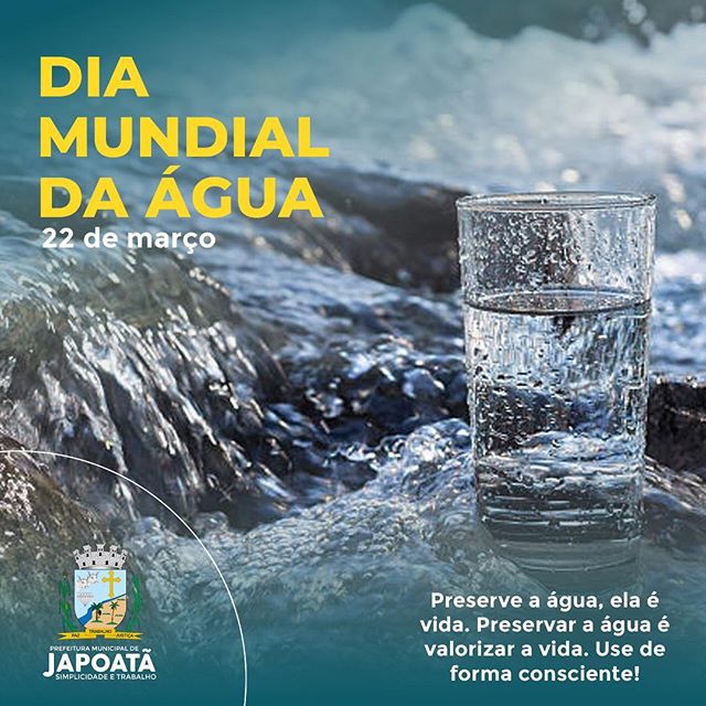 Preservar a água é valorizar a nossa vida. ? ?