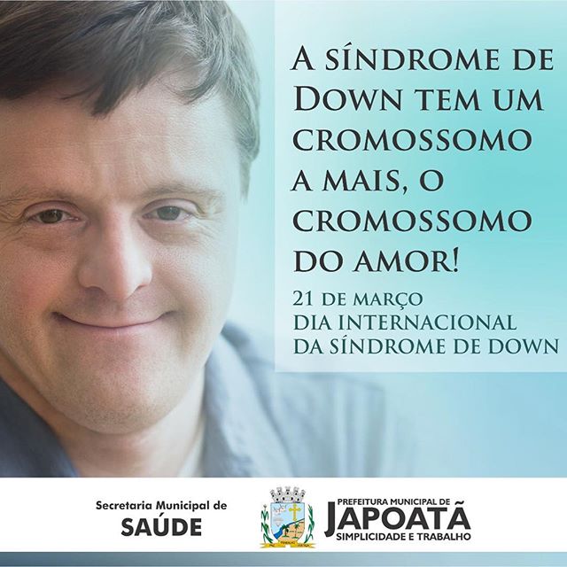 Nossas diferenças nos tornam ainda mais iguais. ? Dia internacional da síndrome de down - 21 de março.