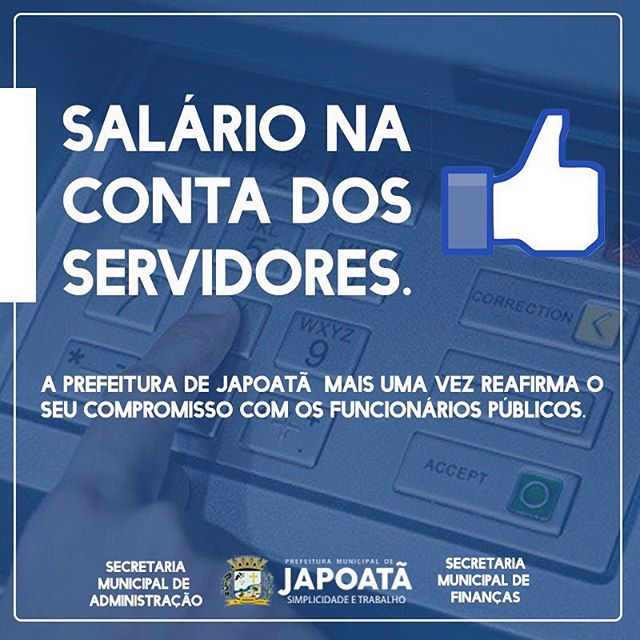 Gestão municipal, mais uma reafirma seu compromisso com seus servidores. ??????